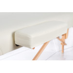 RestPro Vip 2 Cream Κρεβάτι Μασάζ Φυσικοθεραπείας Βαλίτσα Ξύλινο με θήκη φορητό